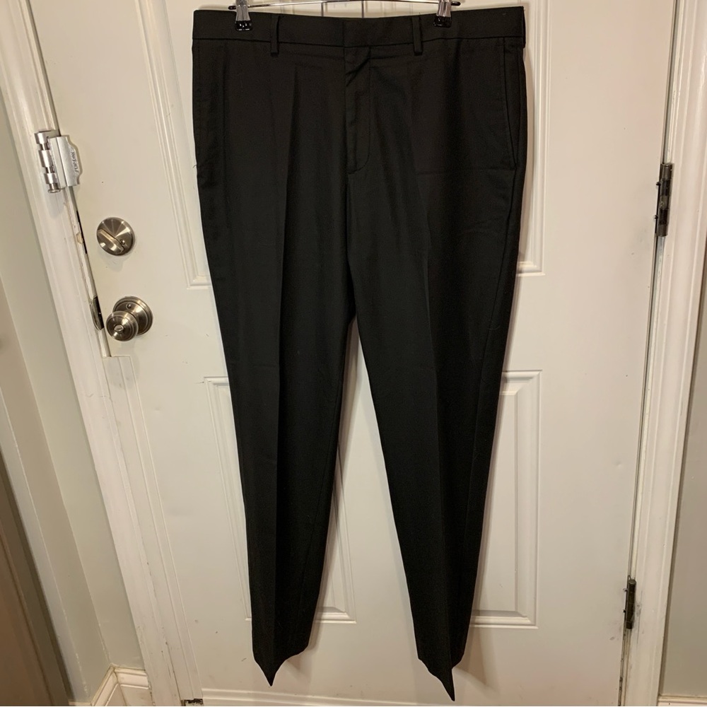 Banana Republic Sophisticated Classic Black Trousers Slacks Dress Pants 34 x 34